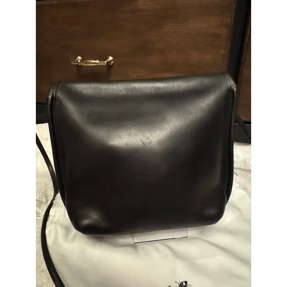 Vintage coach Quincey rich black gloved tanned leather - Picture 5 of 10